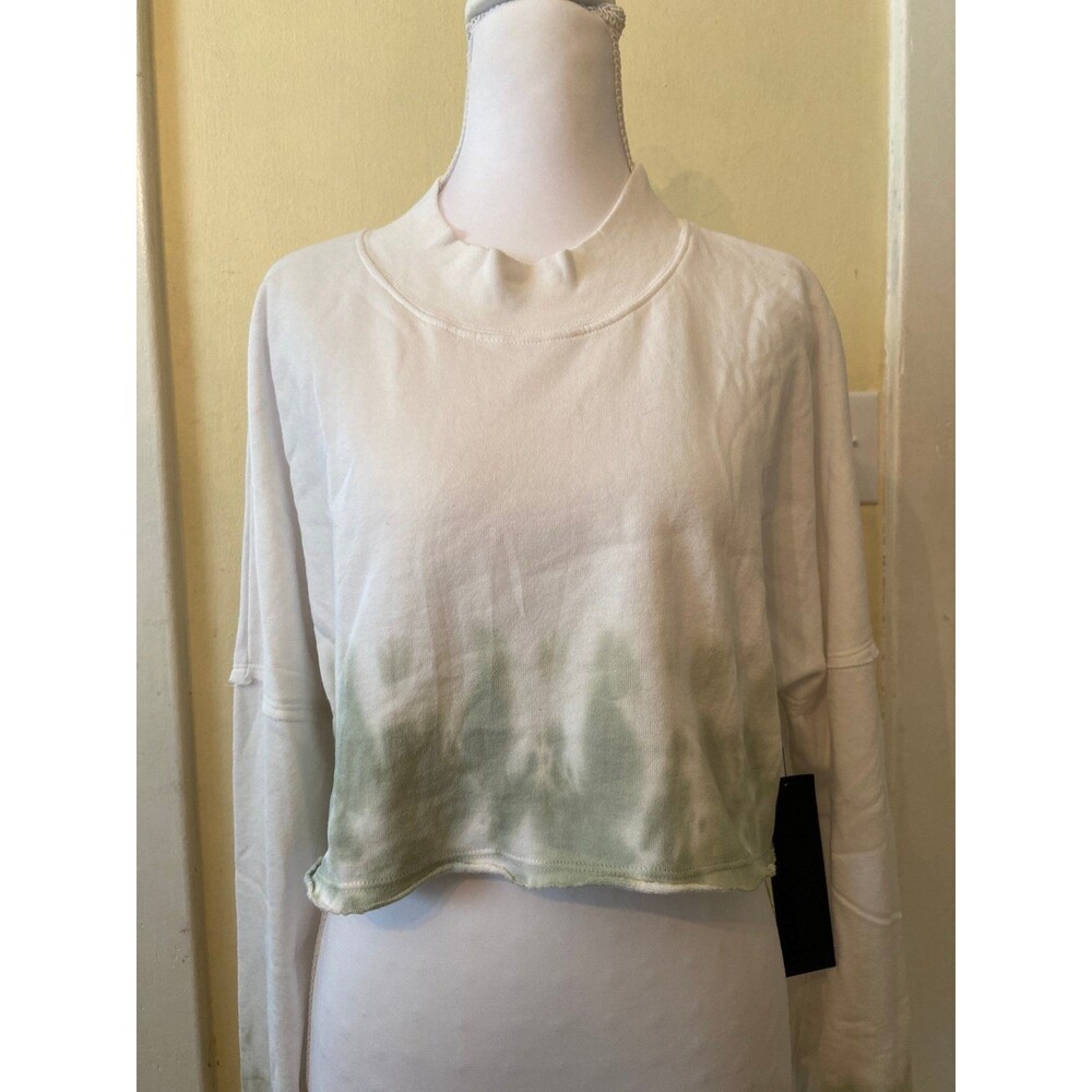Mono B Cropped sweatshirt womens small MONO B sweatshirt MONOB long sleeve crop